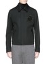 Main View - Click To Enlarge - ALEXANDER MCQUEEN - Crystal embroidery wool blouson jacket