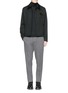 Figure View - Click To Enlarge - ALEXANDER MCQUEEN - Crystal embroidery wool blouson jacket