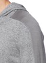 Detail View - Click To Enlarge - ALEXANDER MCQUEEN - Contrast back wool hood cardigan