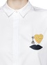 Detail View - Click To Enlarge - STELLA MCCARTNEY - Embroidered cotton shirt
