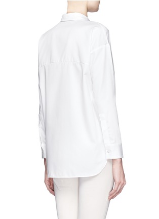 Back View - Click To Enlarge - STELLA MCCARTNEY - Embroidered cotton shirt