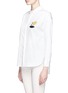 Front View - Click To Enlarge - STELLA MCCARTNEY - Embroidered cotton shirt