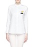 Main View - Click To Enlarge - STELLA MCCARTNEY - Embroidered cotton shirt