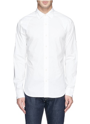 Main View - Click To Enlarge - DENHAM - 'Pin' raglan sleeve poplin shirt
