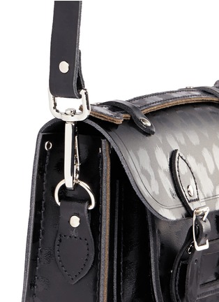 Detail View - Click To Enlarge - CAMBRIDGE SATCHEL - Punk-A-Rama' mini leopard print leather shoulder bag