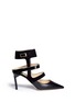 Main View - Click To Enlarge - JIMMY CHOO - 'Driss' caged mix leather pumps