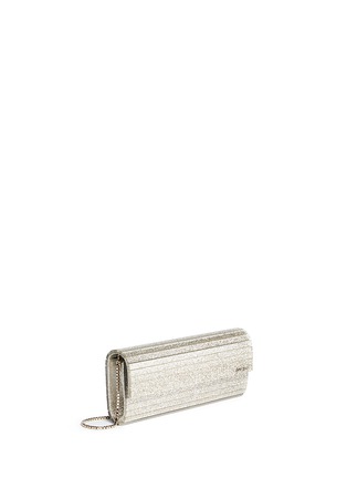 Figure View - Click To Enlarge - JIMMY CHOO - 'Sweetie' glitter acrylic clutch