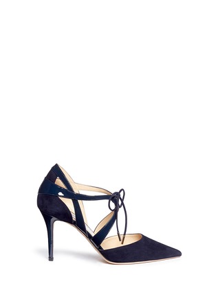 Main View - Click To Enlarge - JIMMY CHOO - Lusion' caged leather combo d'Orsay pumps
