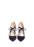 Figure View - Click To Enlarge - JIMMY CHOO - Lusion' caged leather combo d'Orsay pumps