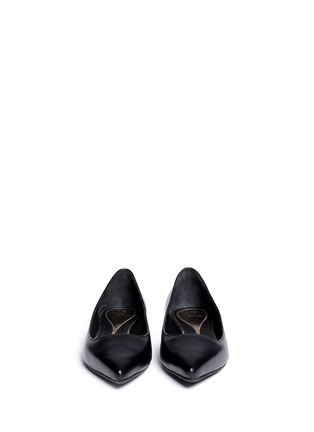Figure View - Click To Enlarge - MC Q - Ada Edge baroque heel leather flats