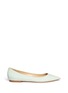 Main View - Click To Enlarge - JIMMY CHOO - 'Alina' suede point toe skimmer flats