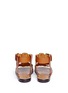 Back View - Click To Enlarge - CHLOÉ - Gladiator flat leather sandals