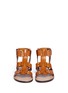 Figure View - Click To Enlarge - CHLOÉ - Gladiator flat leather sandals