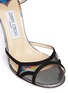 Detail View - Click To Enlarge - JIMMY CHOO - 'Rocks' iridescent leather sandals