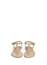 Figure View - Click To Enlarge - JIMMY CHOO - 'Nox' crystal flat thong sandals