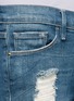 Detail View - Click To Enlarge - FRAME - 'Le skinny de Jeanne' distressed jeans
