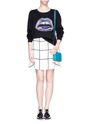 Figure View - Click To Enlarge - MARKUS LUPFER - 'Lara Lip' sequin sweater