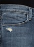 Detail View - Click To Enlarge - J BRAND - Cropped rip detail jeans