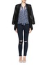 Figure View - Click To Enlarge - J BRAND - Photo Ready cropped skinny jeans