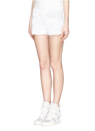 Front View - Click To Enlarge - J BRAND - Rita side zip cut-off shorts