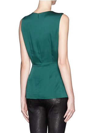 Back View - Click To Enlarge - ACNE STUDIOS - 'Lory' satin peplum top