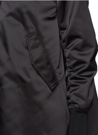 Detail View - Click To Enlarge - ACNE STUDIOS - 'Eclipse Shine' satin coat