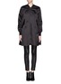 Main View - Click To Enlarge - ACNE STUDIOS - 'Eclipse Shine' satin coat