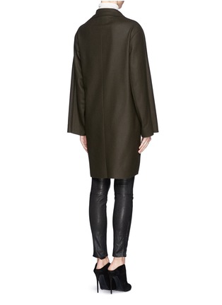 Back View - Click To Enlarge - ACNE STUDIOS - Wool-cashmere wrap coat