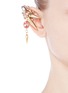 Figure View - Click To Enlarge - MOUNSER - Crystal spike drop single ear cuff