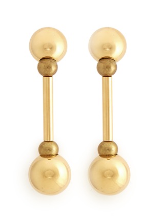 Main View - Click To Enlarge - LANVIN - Drop metal ball clip earrings