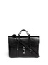 Main View - Click To Enlarge -  - Push clasp leather briefcase