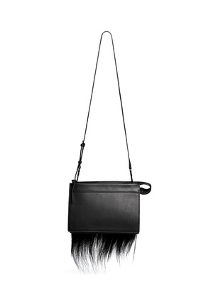 Back View - Click To Enlarge - 3.1 PHILLIP LIM - Depeche goat hair leather clutch