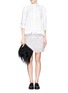 Figure View - Click To Enlarge - 3.1 PHILLIP LIM - Depeche goat hair leather clutch