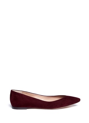 Main View - Click To Enlarge - CHLOÉ - Point toe suede flats