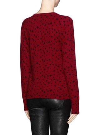 Back View - Click To Enlarge - EQUIPMENT - 'Sloane' star print cashmere sweater