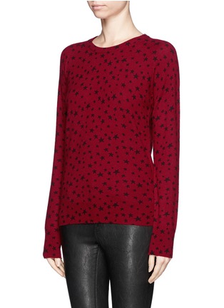 Front View - Click To Enlarge - EQUIPMENT - 'Sloane' star print cashmere sweater