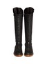 Figure View - Click To Enlarge - MM6 MAISON MARGIELA - Leather lace up boots