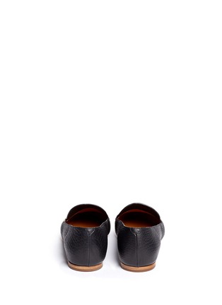Back View - Click To Enlarge - CHLOÉ - Stud leather slip-ons