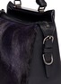 Detail View - Click To Enlarge - 3.1 PHILLIP LIM - 'Ryder' small fur front leather satchel