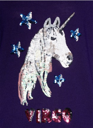 Detail View - Click To Enlarge - MARKUS LUPFER - 'Virgo' sequin sweater