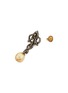 Detail View - Click To Enlarge - AISHWARYA - Diamond South Sea pearl silver gold alloy drop earrings