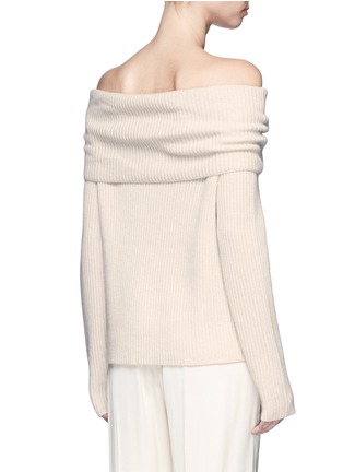 Back View - Click To Enlarge - THE ROW - Agneta' cashmere off-shoulder sweater