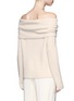 Back View - Click To Enlarge - THE ROW - Agneta' cashmere off-shoulder sweater