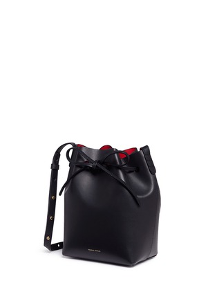 Detail View - Click To Enlarge - MANSUR GAVRIEL - Mini contrast lining leather bucket bag
