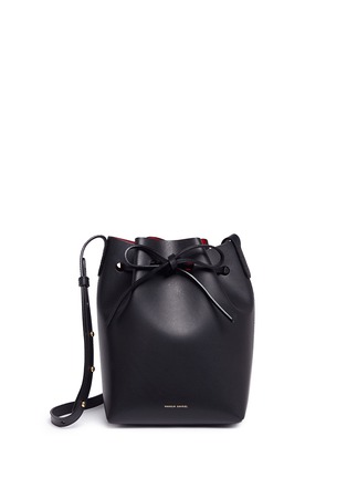 Main View - Click To Enlarge - MANSUR GAVRIEL - Mini contrast lining leather bucket bag