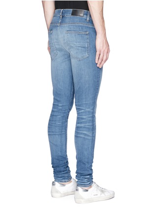 Back View - Click To Enlarge - AMIRI - 'Stack' slim fit distressed jeans
