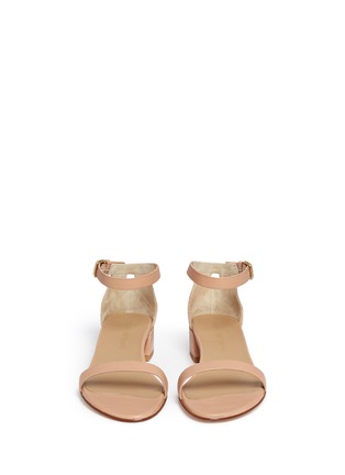 Front View - Click To Enlarge - STUART WEITZMAN - 'Nudist June' leather sandals