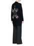 Back View - Click To Enlarge - VALENTINO GARAVANI - 'Love Blade' embroidered oversized cardigan