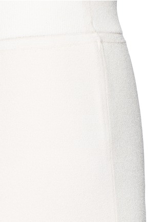 Detail View - Click To Enlarge - THE ROW - 'Maria' cropped silk blend knit pants