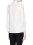 Back View - Click To Enlarge - GUCCI - GG pearl pleated bib front shirt